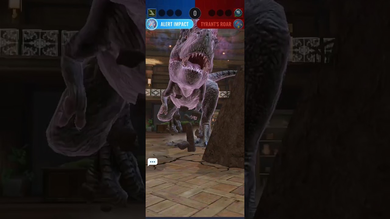 Two Hybrid T-rex clash each other || Jurassic world alive || V3.10