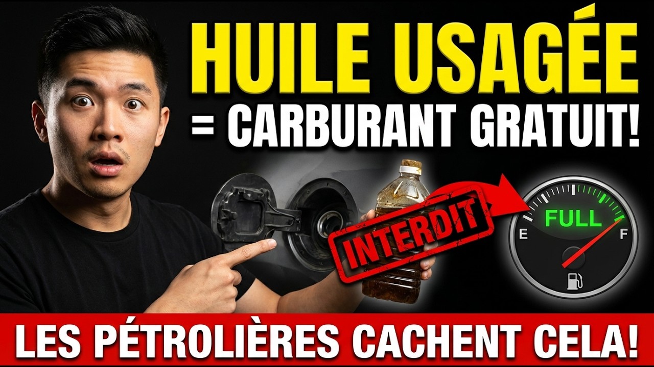 Huile Usagée = Carburant Gratuit — Pourquoi Personne Ne Vous Le Dit?