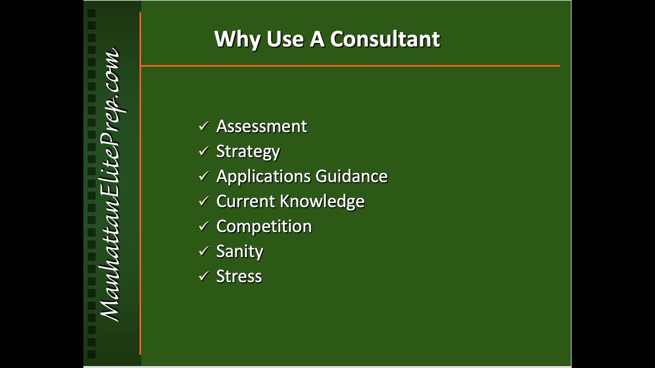 MBA Admissions - Why Our Consultants?