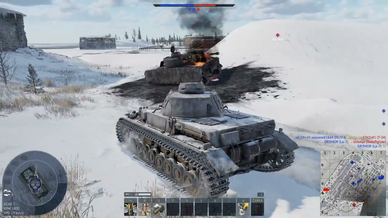 War Thunder Tank Battle (11) No Commentary