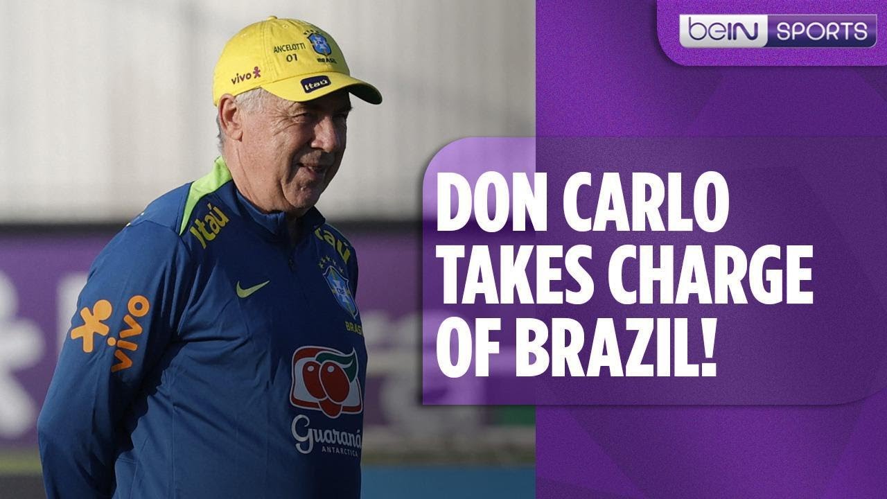 Carlo Ancelotti meets his Brazil squad for the first time!