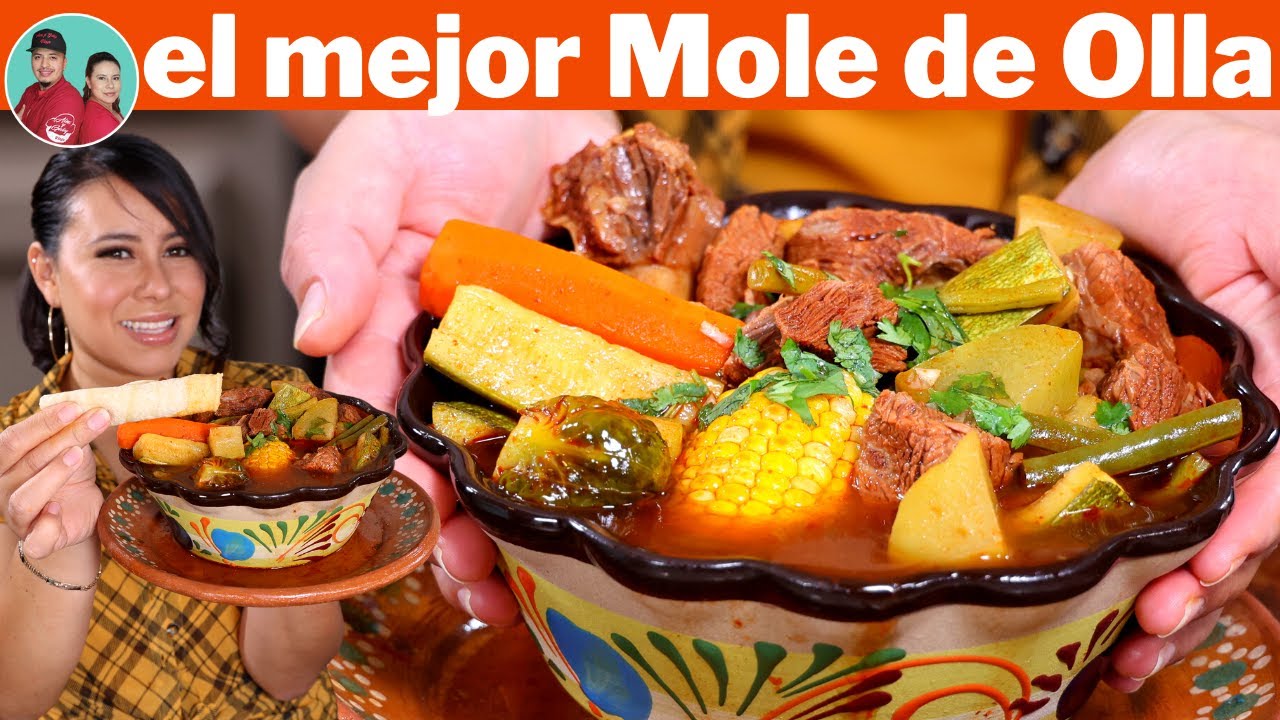¡MIRA! esta Chulada de  MOLE de Olla ** Te Enamorarás del Sabor Sera tu Receta Favorita !