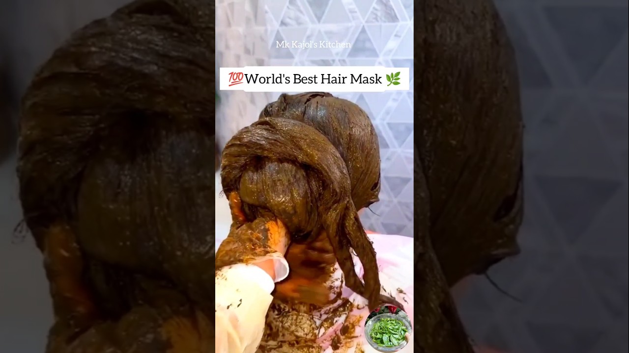 Henna Hair Mask For Silky Shiny Smooth Hair | #shorts #hennahairpack #haircare #hairgrowth #viral