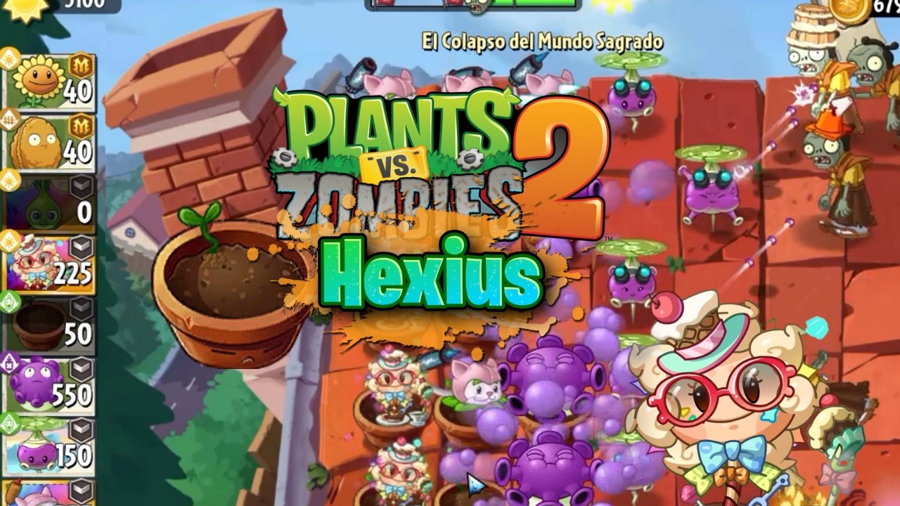 New Mecanica - LeoPvz2 - Roof Flower Pot Test 2 | PvZ 2: Hexius