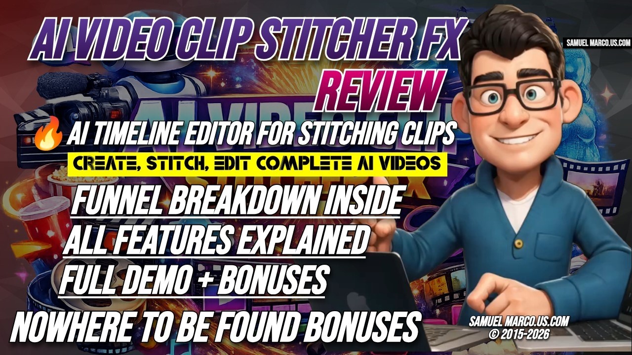 AI Video Clip Stitcher Fx OTO 1-5 🔴 AI Video Clip Stitcher Fx Bundle 🔴 AI Video Clip Stitcher Fx OTO