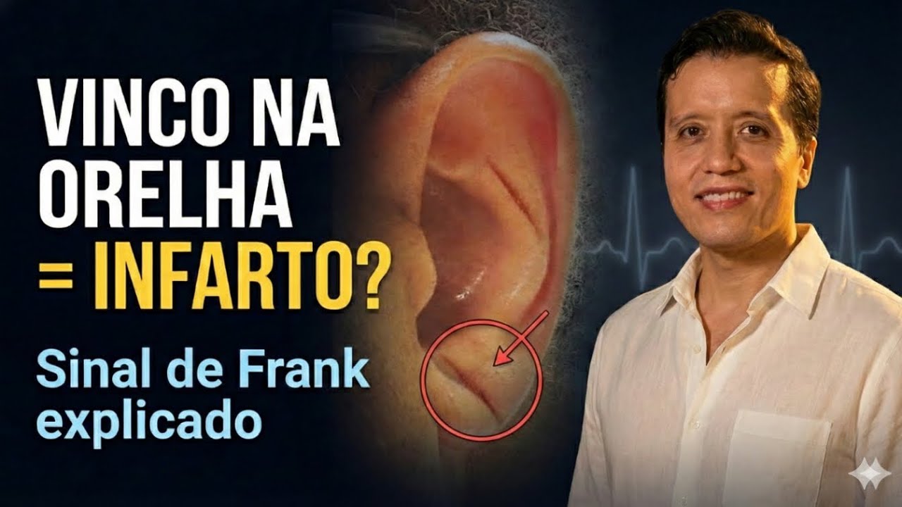 🖤 O Vinco na Orelha Realmente Indica Infarto | Sinal de Frank 👂