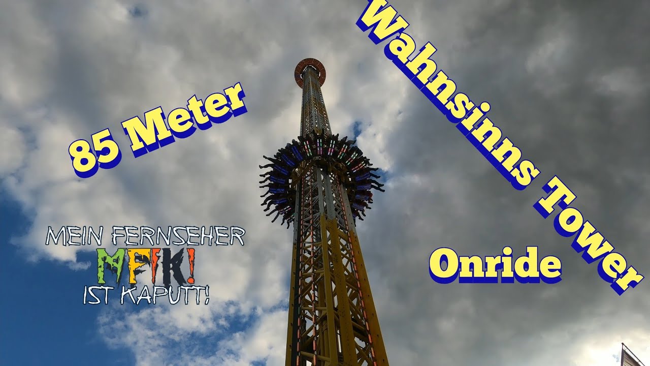Hangover The Tower - [Onride] - Sehr hoher Freefalltower - Cranger Kirmes 2022