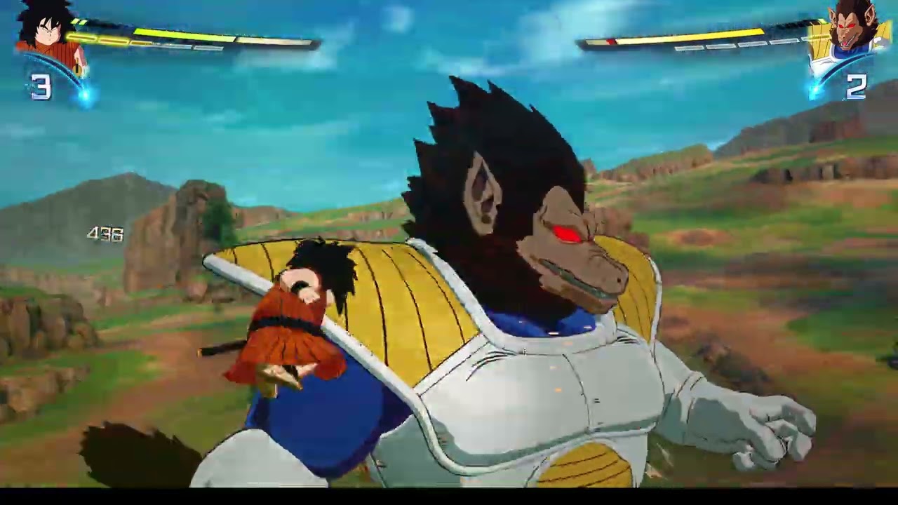 El Gran Yajirobe vs Vegeta Ozaru Dragon Ball Sparking Zero Gameplay