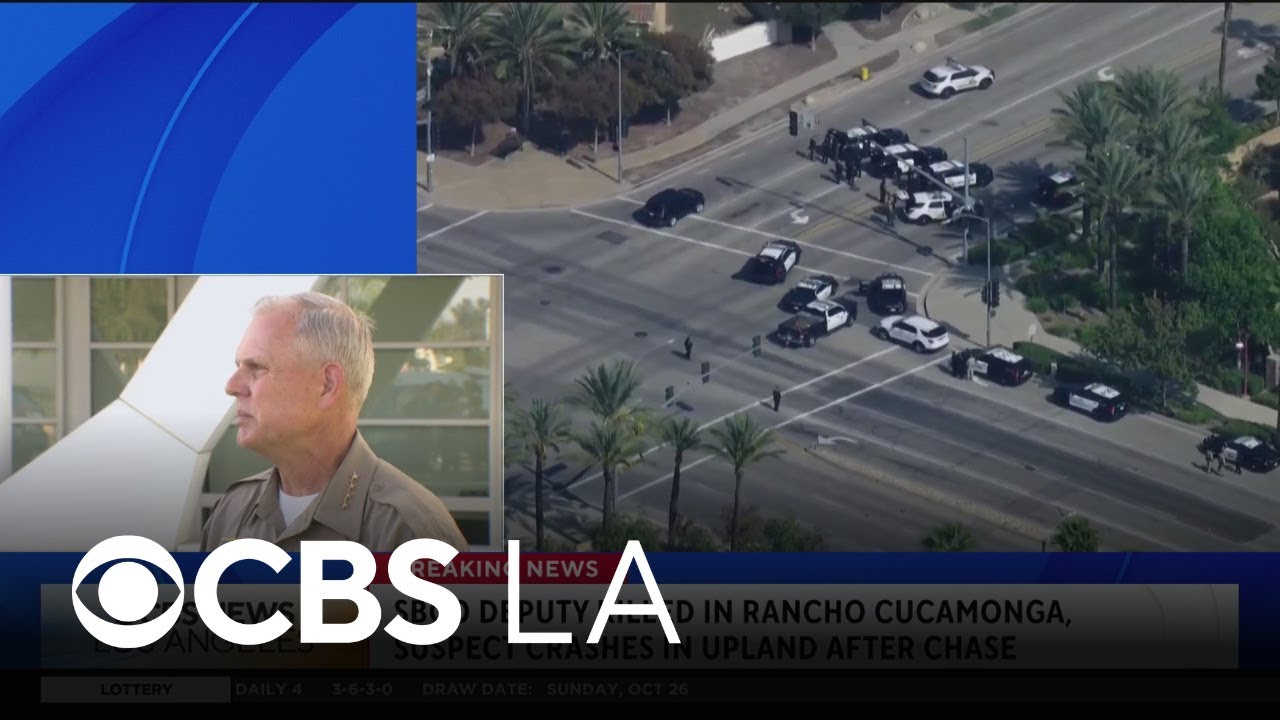 San Bernardino County sheriff's deputy shot and killed in Rancho Cucamonga