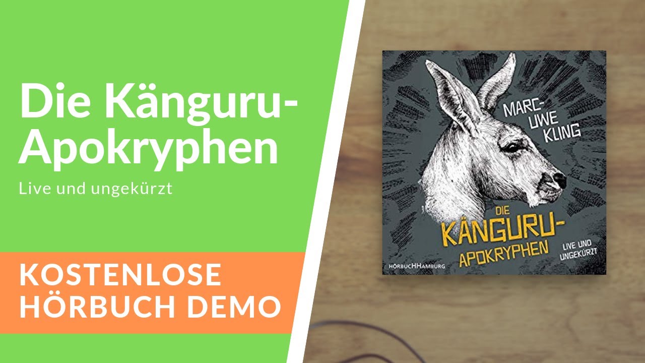 🎧 Die Känguru-Apokryphen: Live und ungekürzt - Kostenlose Hörbuch Demo