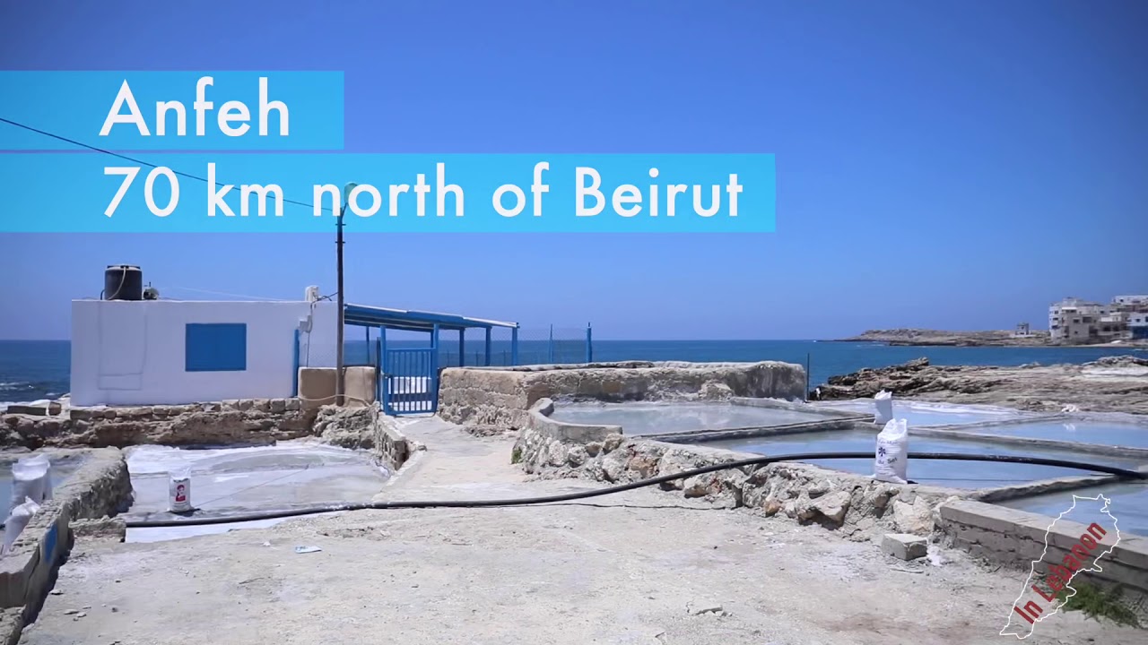 Traditional salt production in Anfeh, Lebanon استخراج الملح من البحر في لبنان