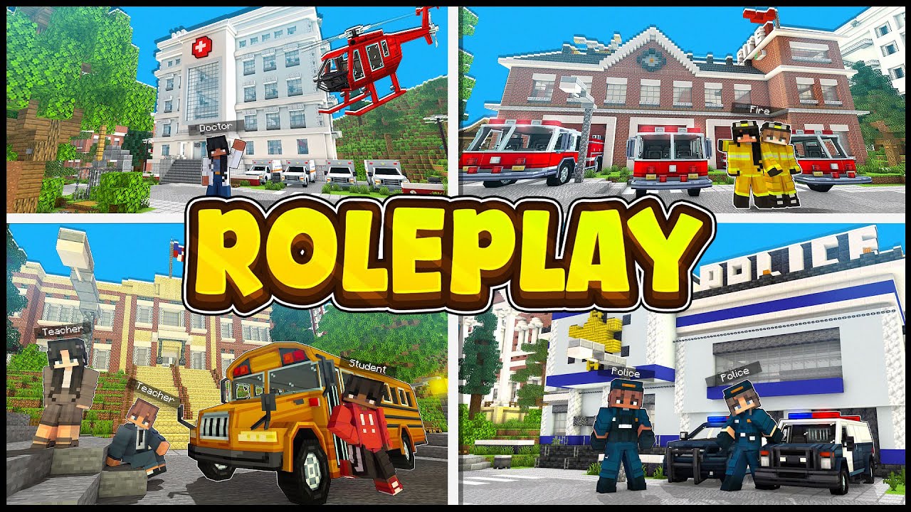 🔥 The Ultimate Minecraft Roleplay Town Map