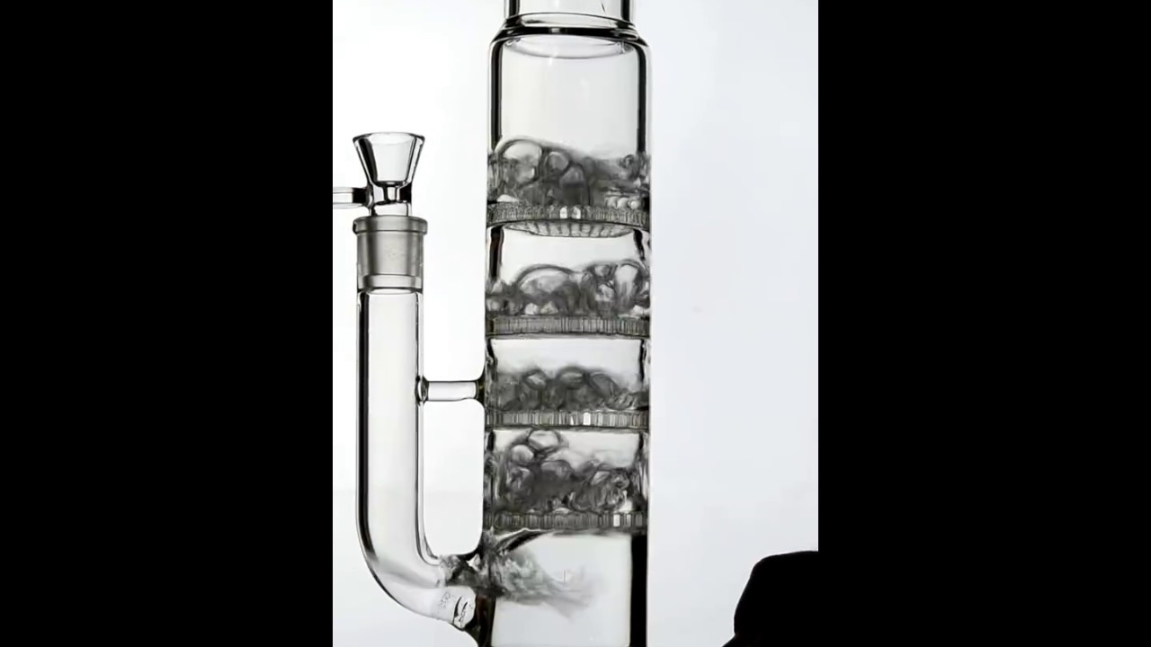 Quad Honeycomb Perc Water Pipe