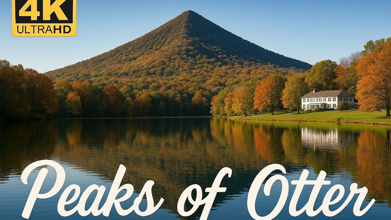 Hidden Virginia Beauty in 4K &ndash; Peaks of Otter Scenic Drive from Lynchburg - Air & Road Sounds #asmr