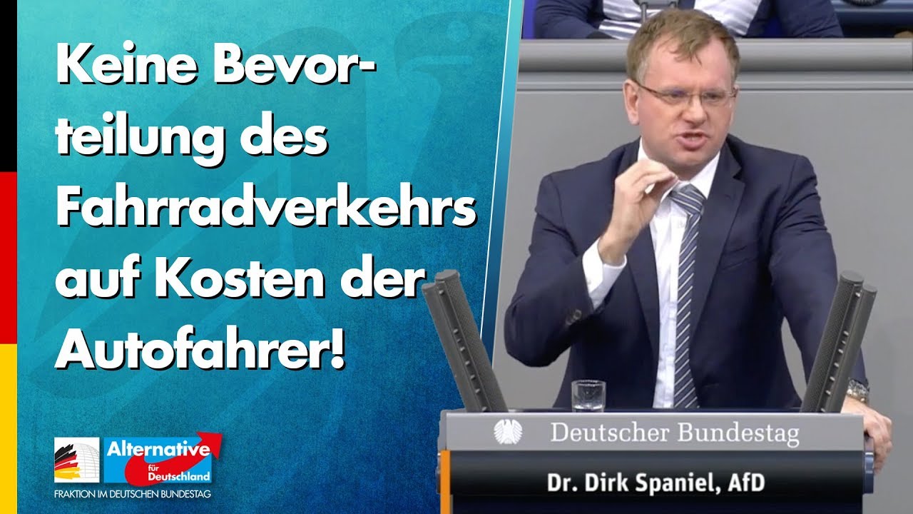 Keine Bevorteilung des Fahrradverkehrs auf Kosten der Autofahrer! - Dirk Spaniel - AfD-Fraktion