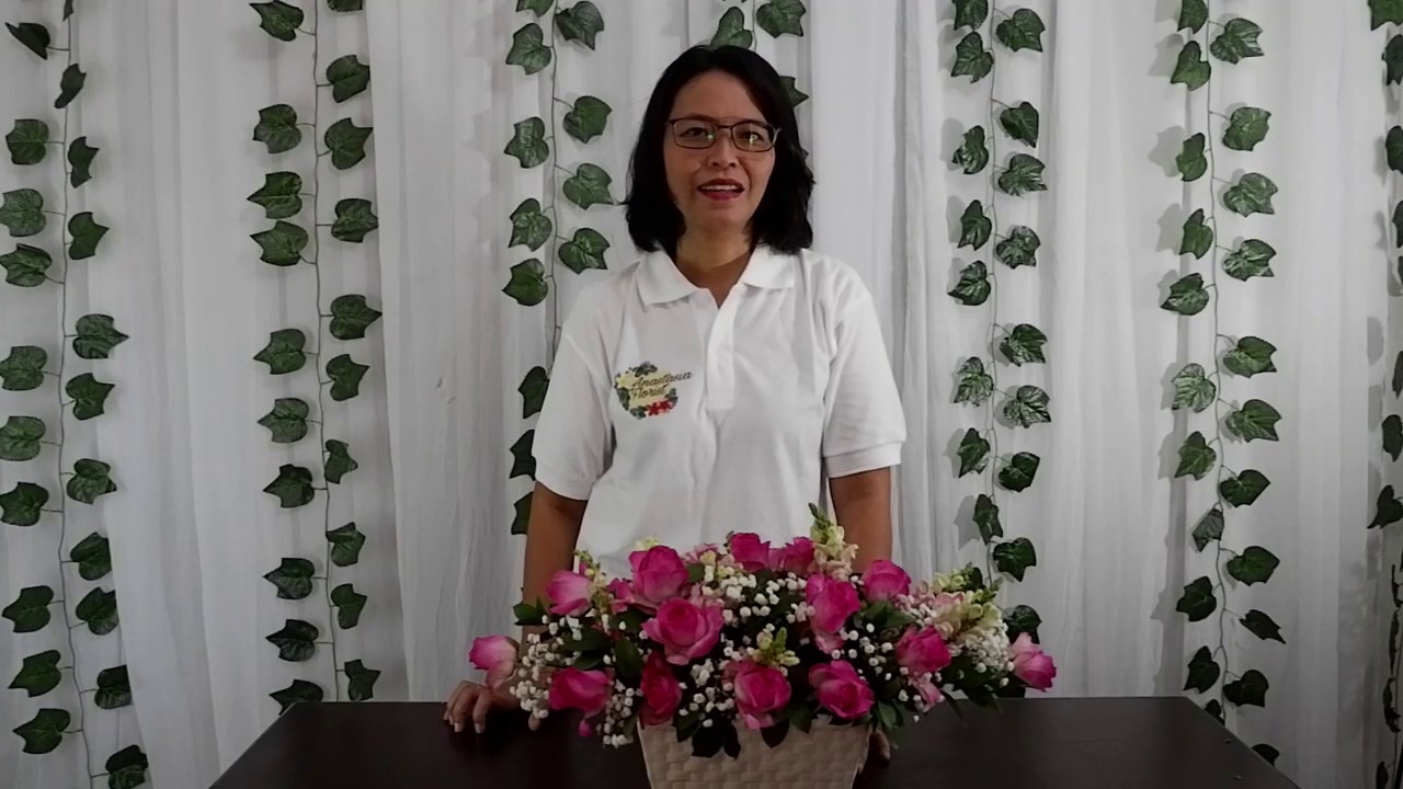 Cara Merangkai Bunga Meja Bentuk Oval / Tutorial Merangkai Bunga Meja
