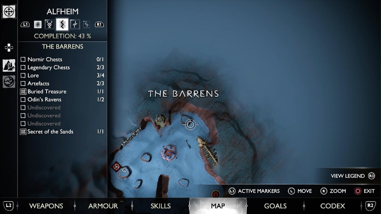 God of War Ragnarok The Barrens Lore Marker