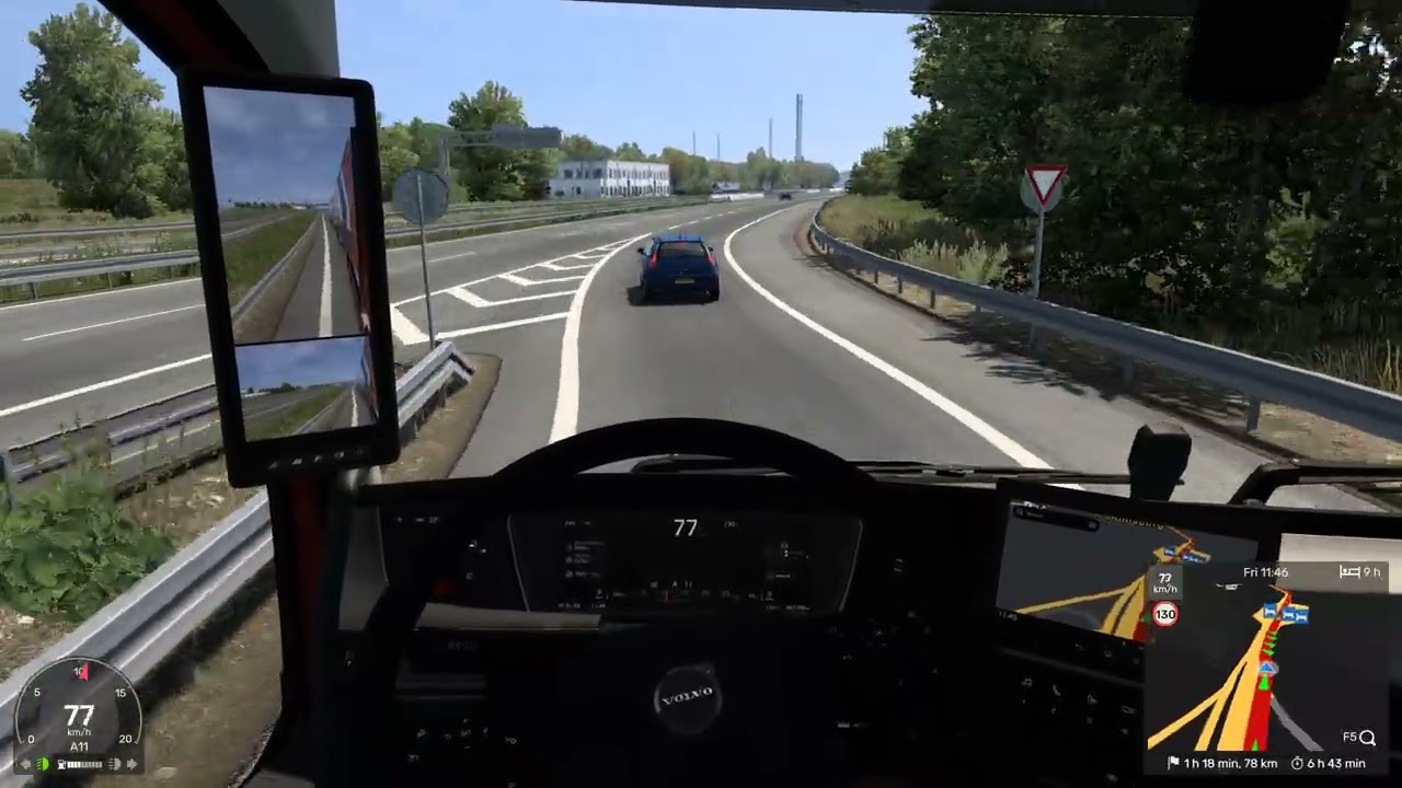 Euro Truck Simulator 2 Delivery grapes from Netherlands to the Germany (15 t) №7