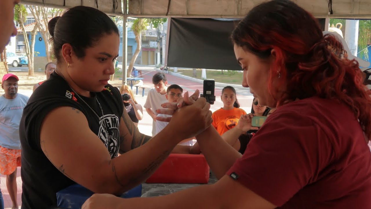 Mulheres na Luta de Braço Queda de Braço Rio de Janeiro Brasil #armwrestling #campeonato