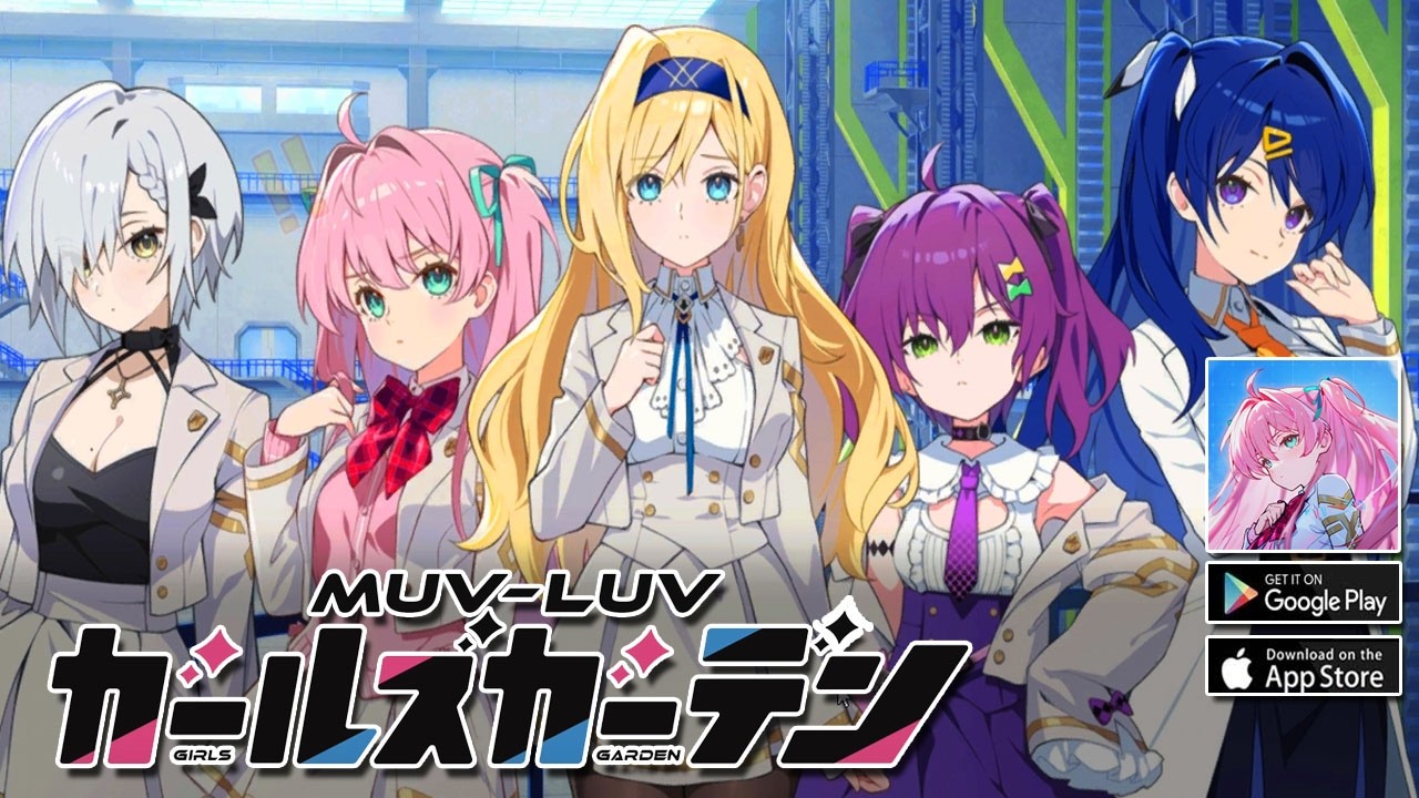 Muv Luv Girls Garden Gameplay | Android iOS RPG Coming Soon