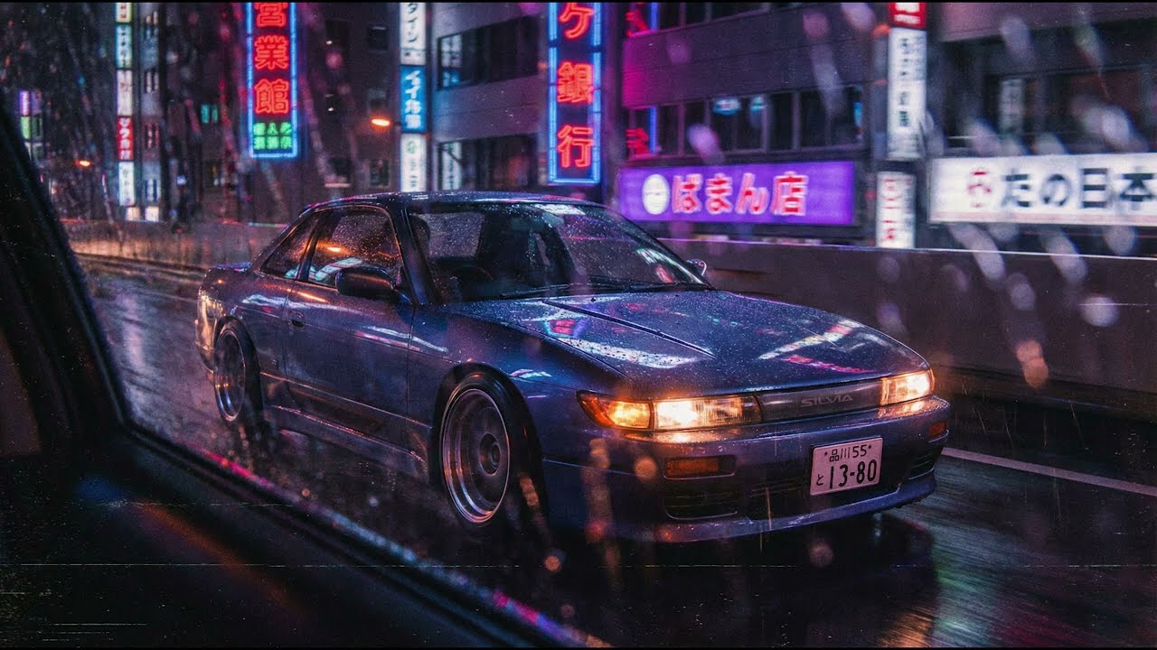 Silvia S13 Night Drive 🌃 | Japanese City Pop Instrumental | Neon Tokyo Highway/シルビアを流すシティポップ・インスト 🌃🚗