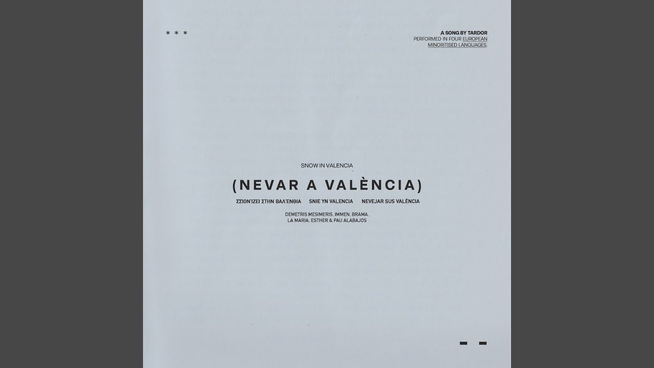 Nevar a València (Trovam EUxChange)
