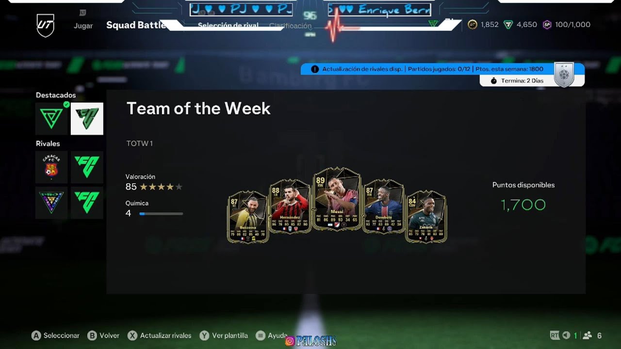 Bamberg FC vs TOTW1