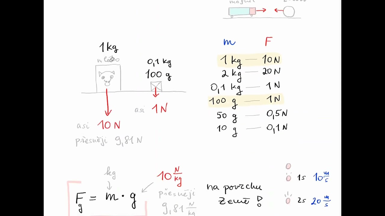 FZ-2.2. Síla a gravitační síla | Fyzika ZŠ