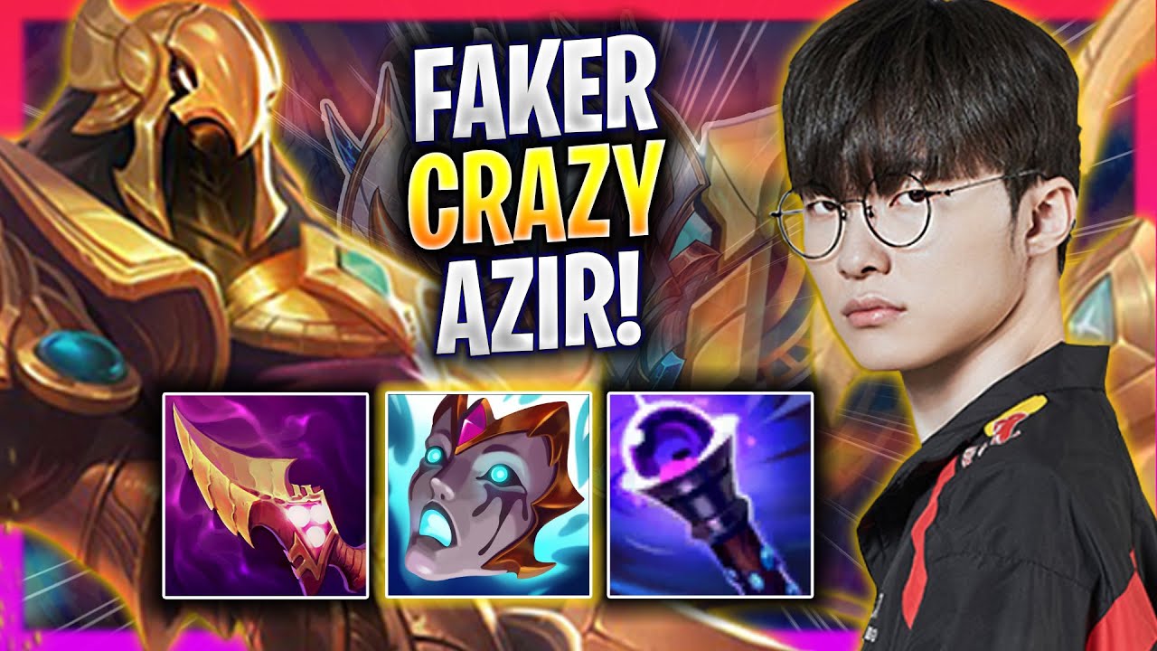 FAKER CRAZY GAME WITH AZIR! - T1 Faker Plays Azir MID vs Leblanc! | Season 2024