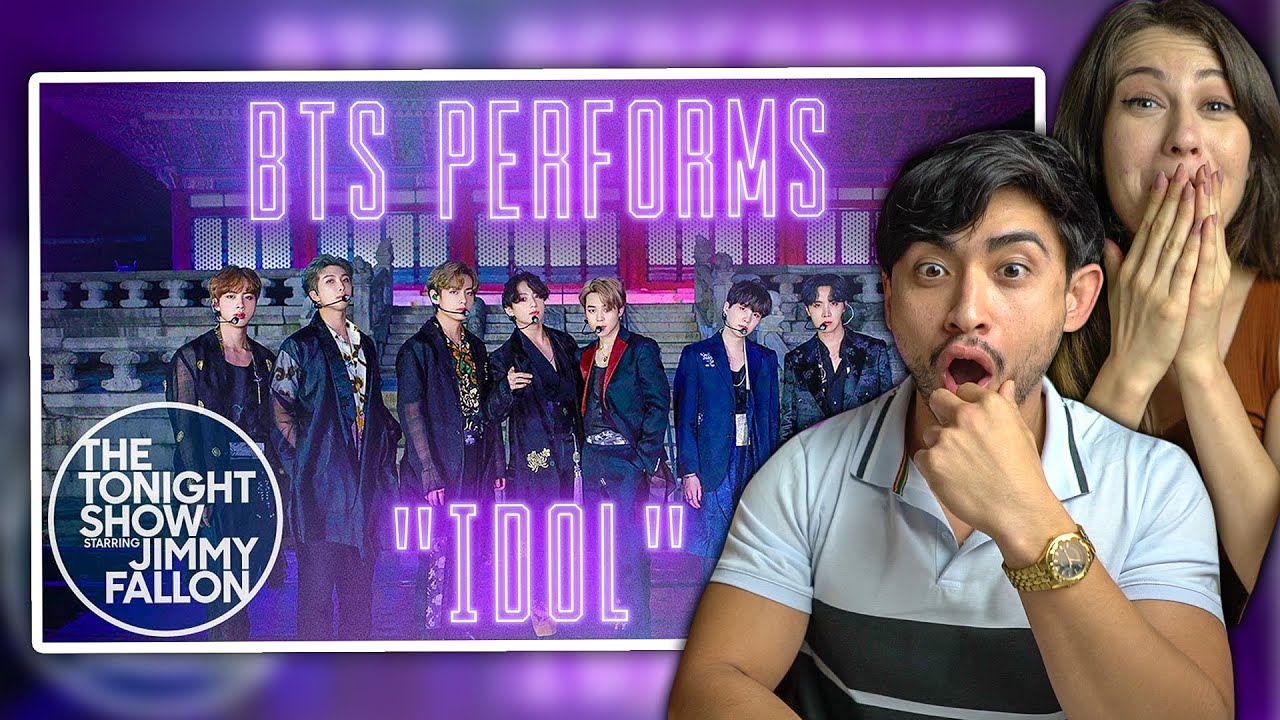 BTS IDOL on Jimmy Fallon - LIVE COUPLES REACTION!