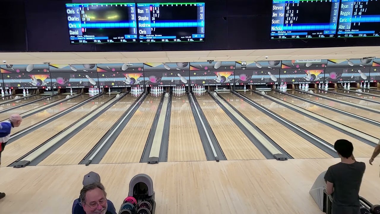 Brunswick classic league classic Bowl 12.28.23 Track Sensor Solid purple hammer