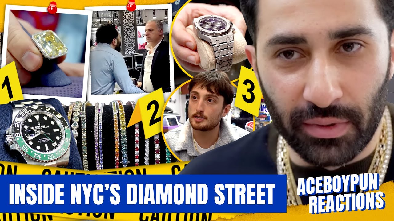 Inside NYC’s Diamond District That Moves Billions Every Year | AceBoyPun Reacts