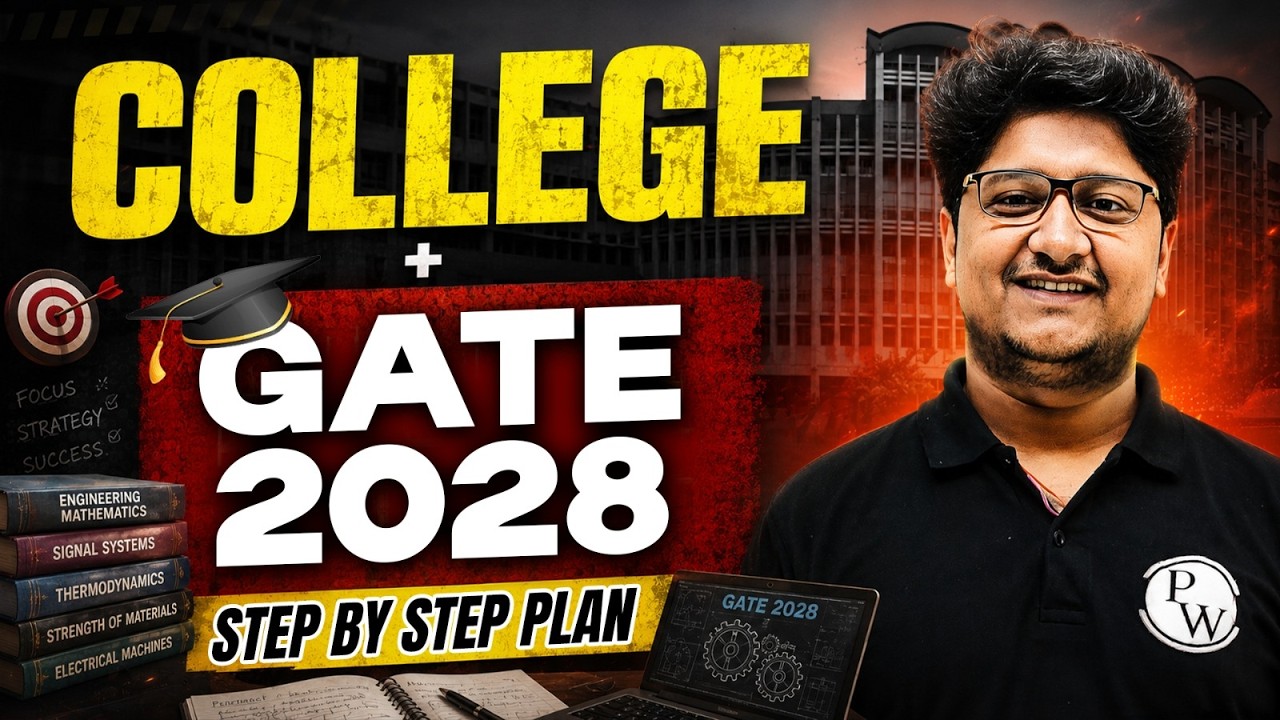 GATE 2028 While in College &mdash; Complete Roadmap from 1st Year to Final Semester