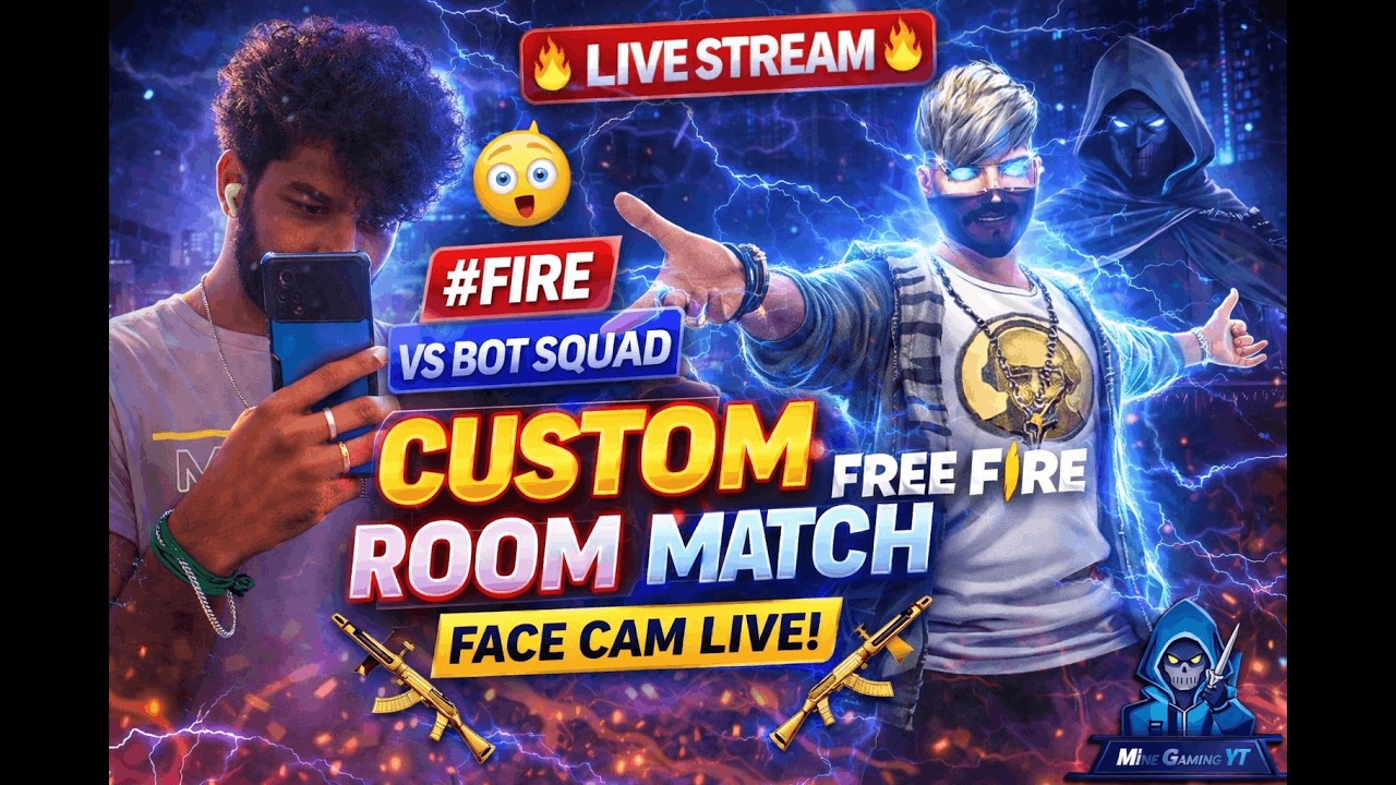 தமிழ் - Serious Aagakudadhu 😂 LIVE FREE FIRE || FaceCam Grandmaster Pushing #minegaming