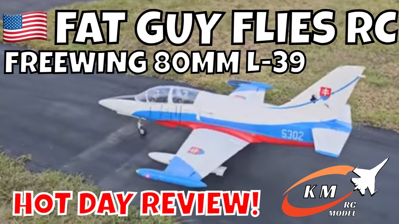 FREEWING L-39 80MM HOT DAY REVIEW by FGFRC #aviation #rcjets #rcplane