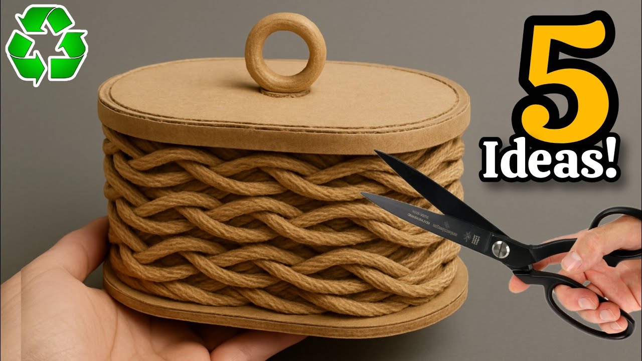 Transforming Cardboard & Fabric Scraps ♻️😱 5 GENIUS Recycling Ideas That Will Amaze You!