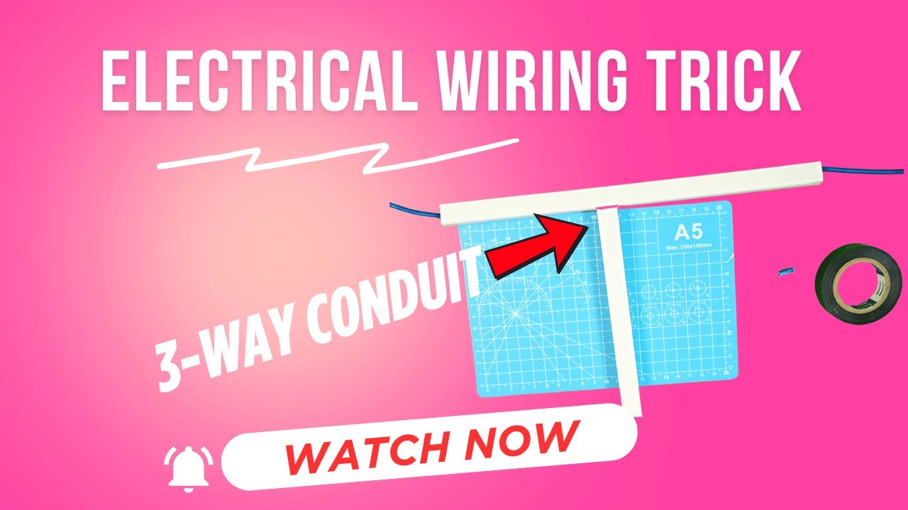 🤯 INSANE Electrical Wiring Trick! 3-Way Conduit Connection Made EASY! | Electro DIY #12