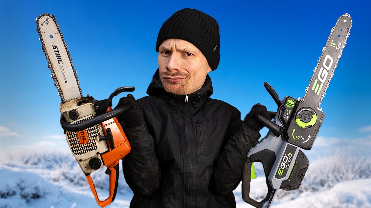 BENSA VS AKKU - Kumpi Moottorisaha On Parempi Mökille?