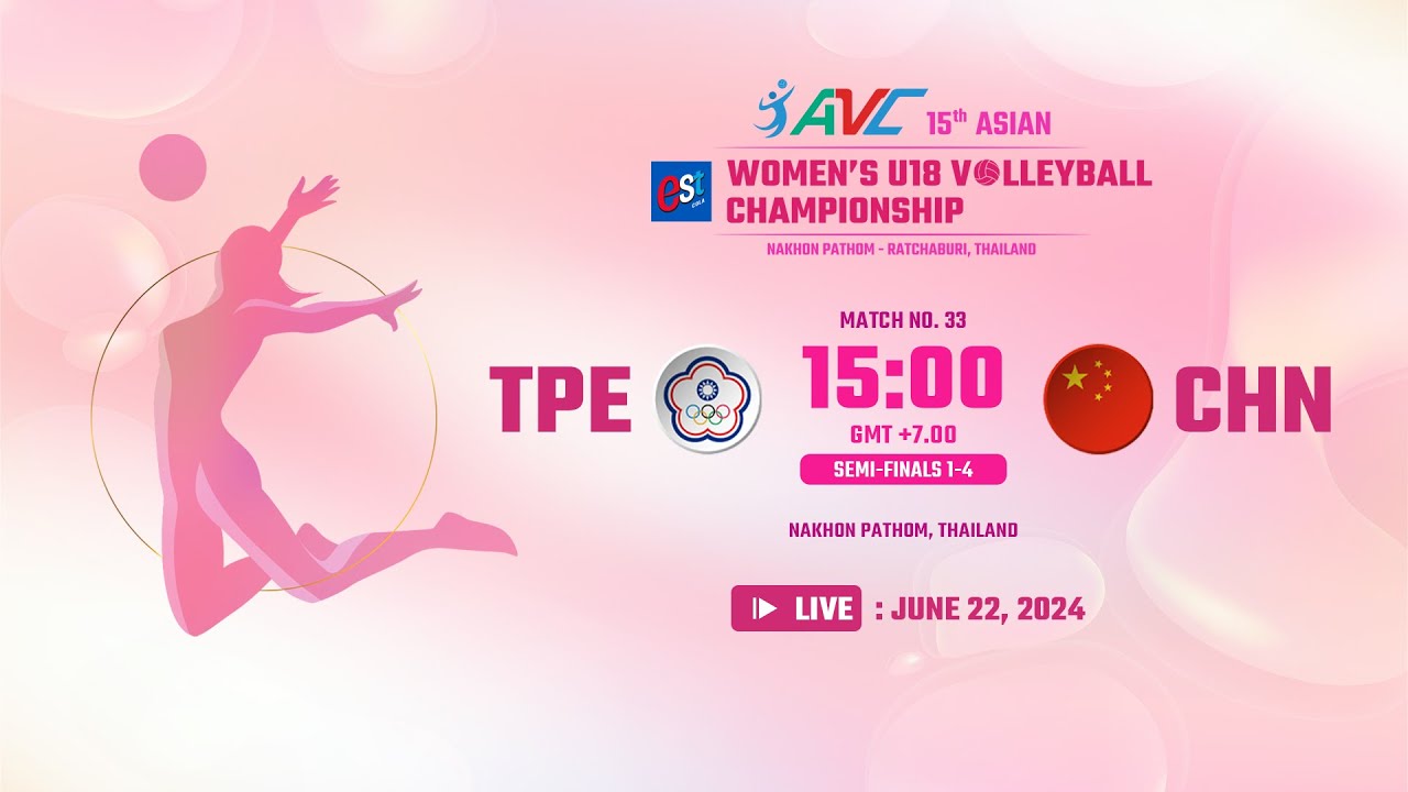 CHN - TPE/Semi-Final/15th Asian Women’s U18