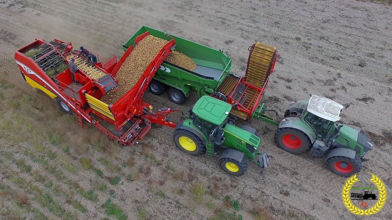 Neuer HAWE KUW 2000 Kartoffelüberladewagen / Grimme EVO 290 / Kartoffelernte 2018