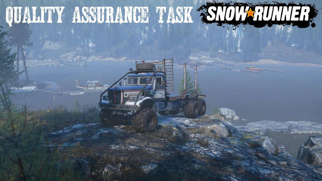 Quality Assurance Task Checking 4 Different Dock Areas New Snowrunner Phase 6 Update DLC Gameplay