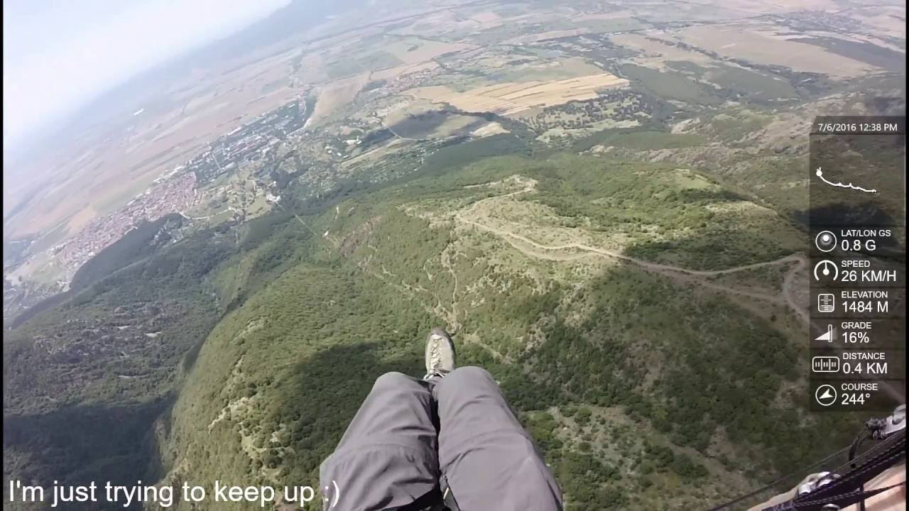 My first time reaching cloudbase (Sopot, Bulgaria)