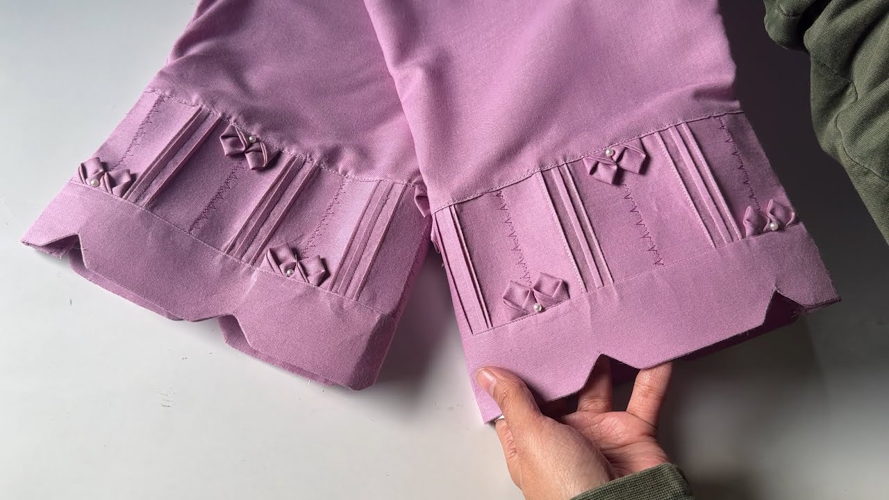 Latest sleeves and trouser design cutting and sewing