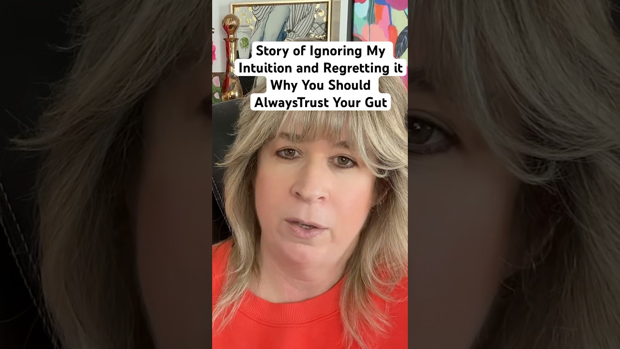 Story of Ignoring My Intuition & Regretting it - Why You Should Always Trust Your Gut #trustyourgut