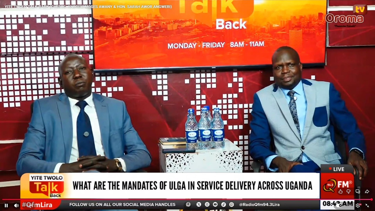 YITE TWOLO TALK-BACK (GUESTS: ANDREW MOSES AWANY & HON. SARAH AWOR ANGWERI)