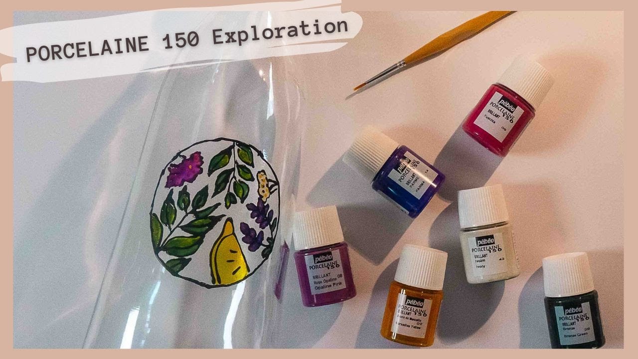 Painting on old bottles? | Pébéo PORCELAINE 150 Exploration