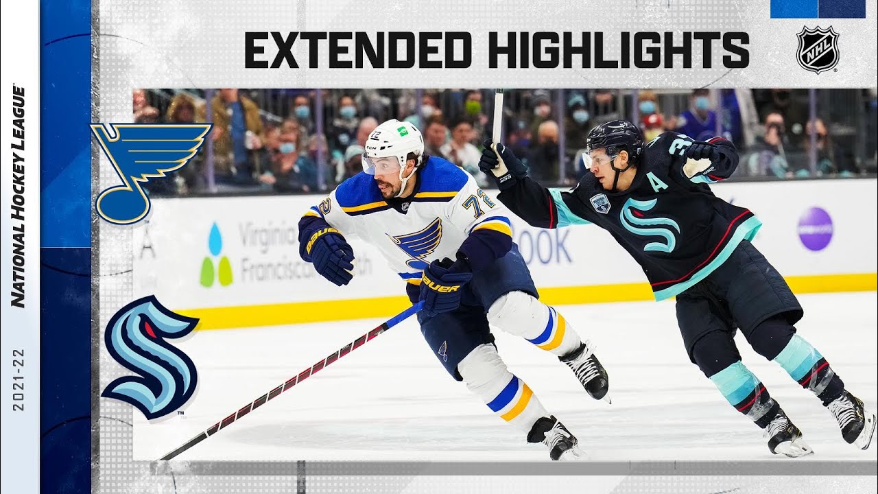 St.Louis Blues vs Seattle Kraken Jan 21, 2022 HIGHLIGHTS