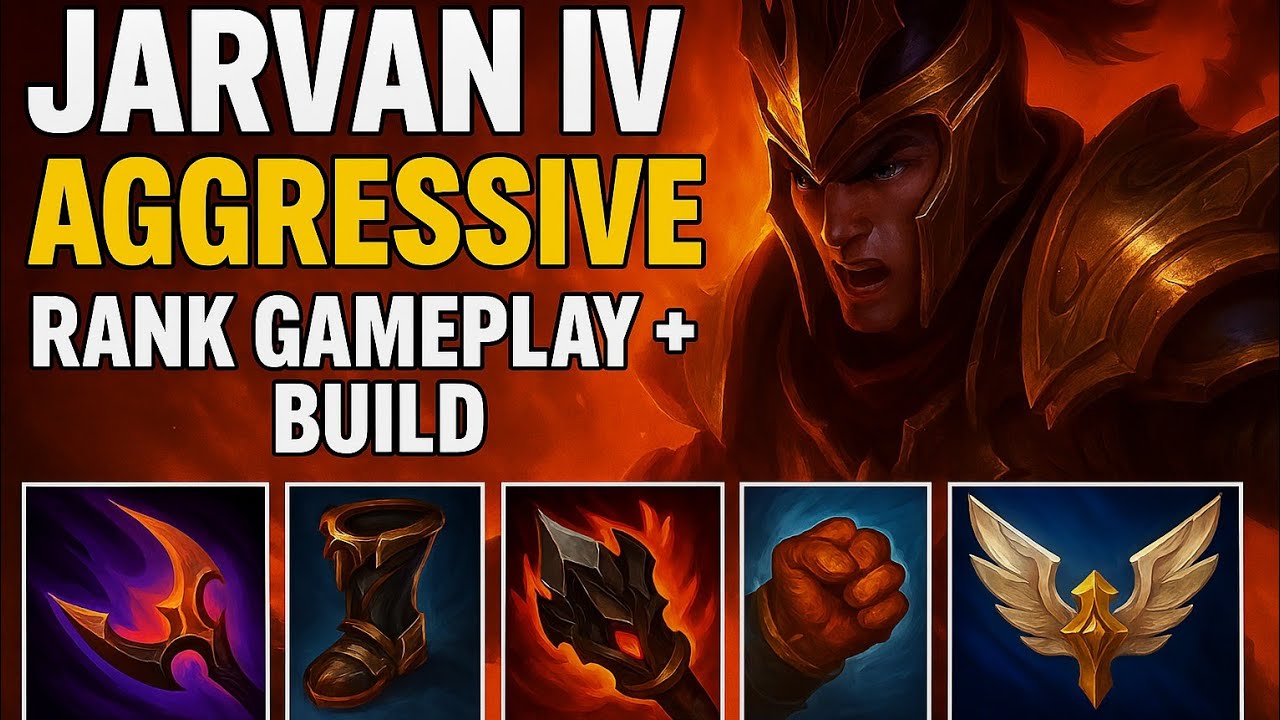 JARVAN IV AGGRESSIVE RANK Gameplay + Build
