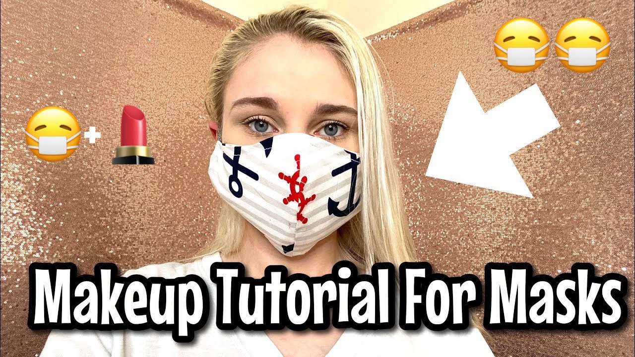 MAKEUP TUTORIAL FOR WEARING A MASK | FACE MASK MAKEUP