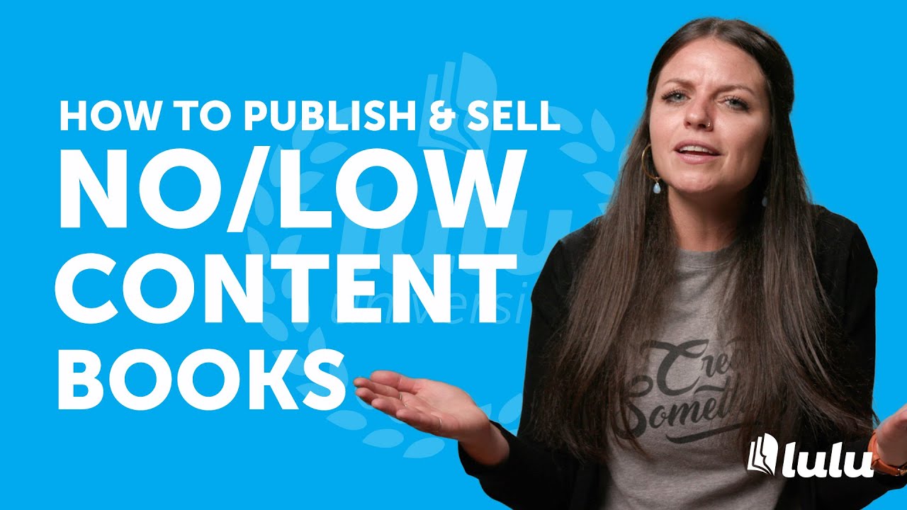 How to Publish & Sell No/Low Content Books